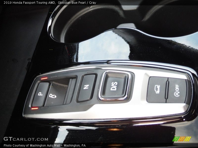 Obsidian Blue Pearl / Gray 2019 Honda Passport Touring AWD