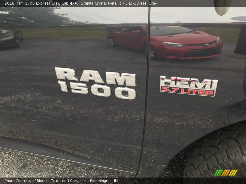 Granite Crystal Metallic / Black/Diesel Gray 2018 Ram 1500 Express Crew Cab 4x4