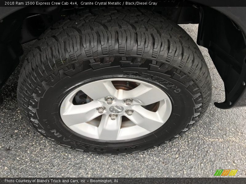 Granite Crystal Metallic / Black/Diesel Gray 2018 Ram 1500 Express Crew Cab 4x4
