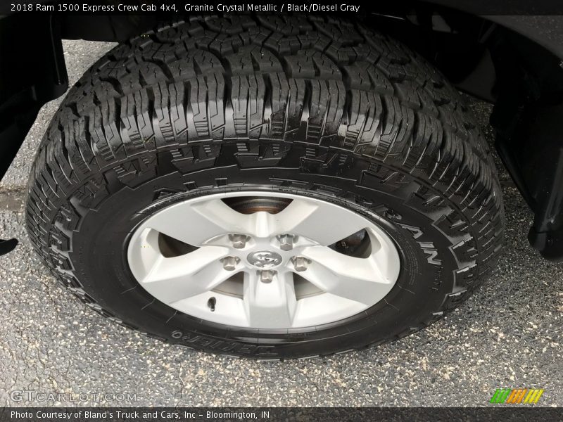 Granite Crystal Metallic / Black/Diesel Gray 2018 Ram 1500 Express Crew Cab 4x4