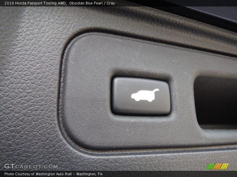 Obsidian Blue Pearl / Gray 2019 Honda Passport Touring AWD