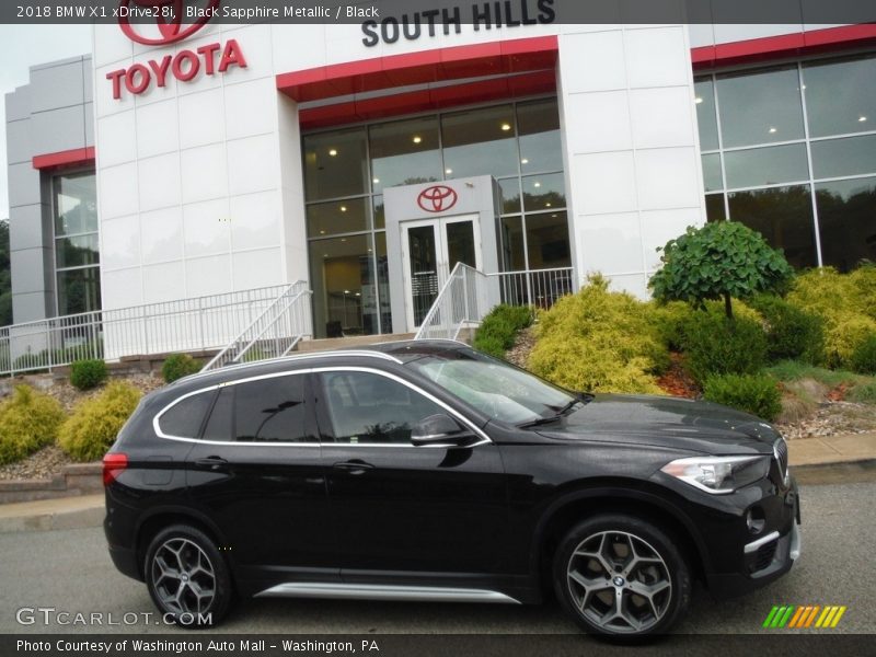 Black Sapphire Metallic / Black 2018 BMW X1 xDrive28i