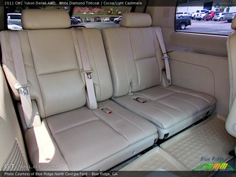 White Diamond Tintcoat / Cocoa/Light Cashmere 2011 GMC Yukon Denali AWD