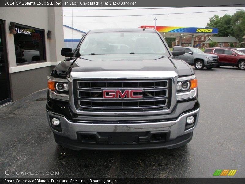 Onyx Black / Jet Black/Dark Ash 2014 GMC Sierra 1500 SLE Regular Cab