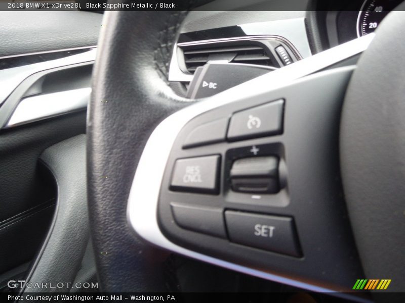 Black Sapphire Metallic / Black 2018 BMW X1 xDrive28i