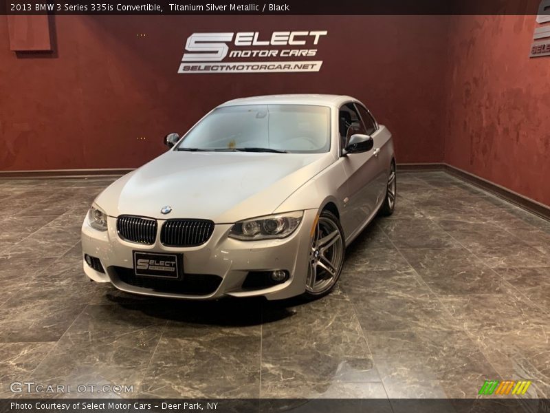 Titanium Silver Metallic / Black 2013 BMW 3 Series 335is Convertible