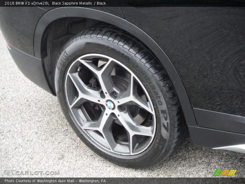 Black Sapphire Metallic / Black 2018 BMW X1 xDrive28i