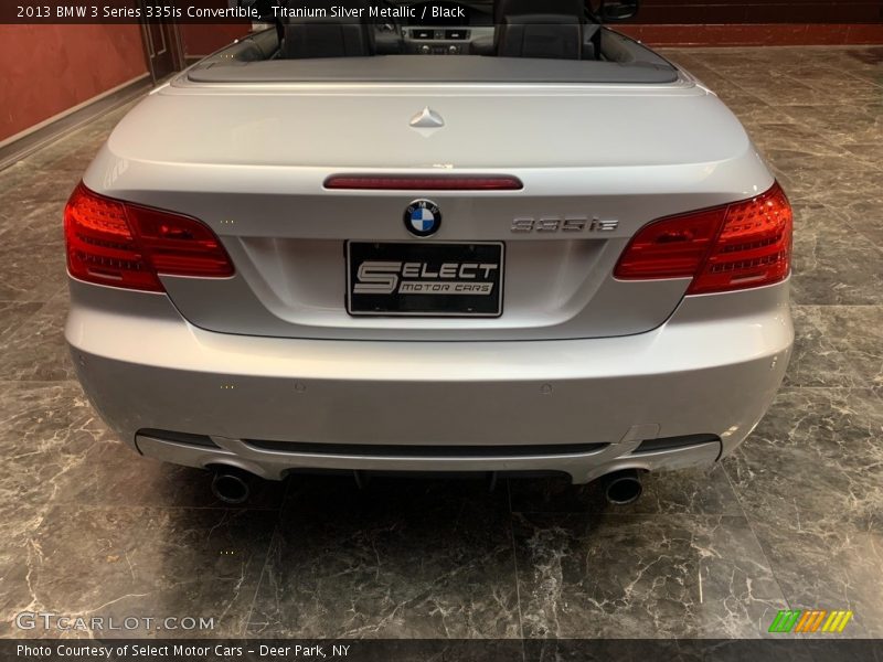 Titanium Silver Metallic / Black 2013 BMW 3 Series 335is Convertible