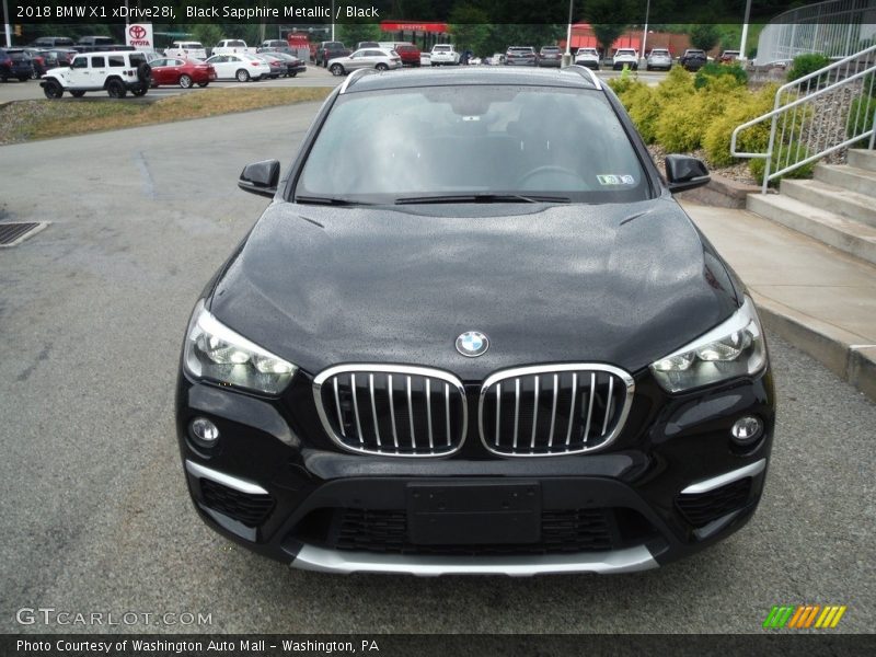 Black Sapphire Metallic / Black 2018 BMW X1 xDrive28i