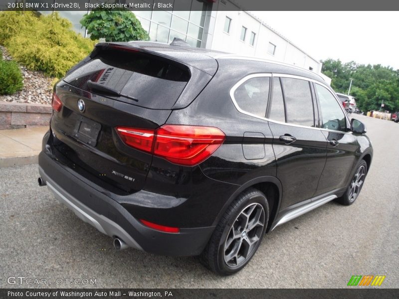 Black Sapphire Metallic / Black 2018 BMW X1 xDrive28i