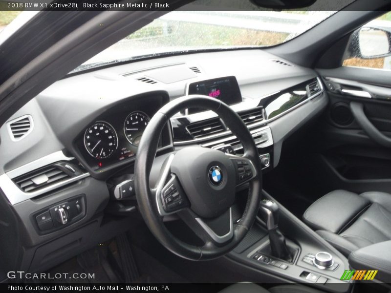 Black Sapphire Metallic / Black 2018 BMW X1 xDrive28i