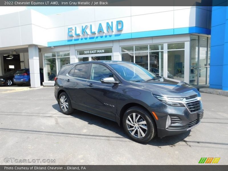 Iron Gray Metallic / Jet Black 2022 Chevrolet Equinox LT AWD