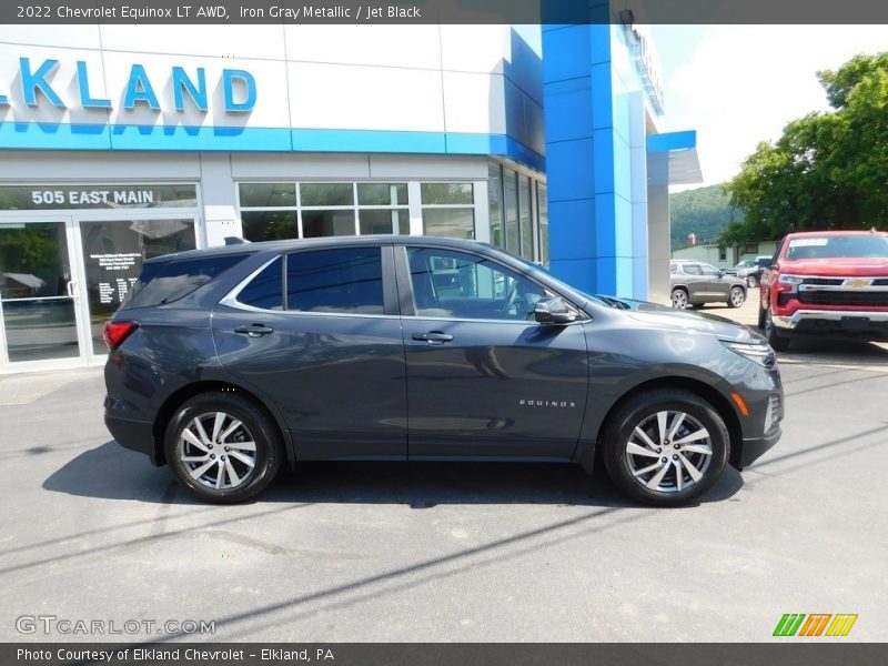 Iron Gray Metallic / Jet Black 2022 Chevrolet Equinox LT AWD