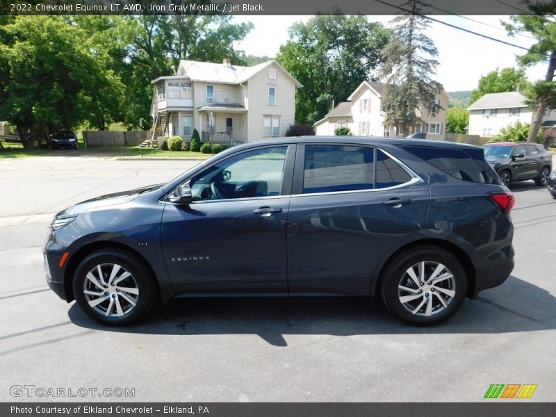 Iron Gray Metallic / Jet Black 2022 Chevrolet Equinox LT AWD