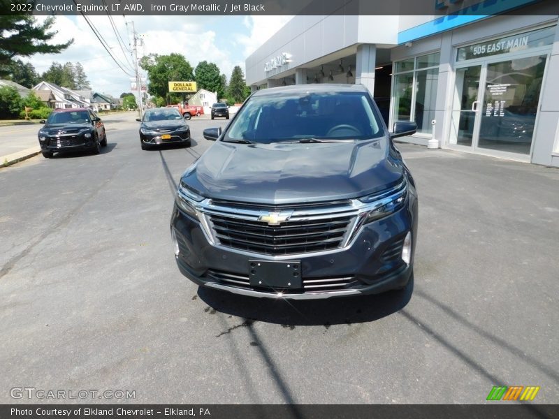 Iron Gray Metallic / Jet Black 2022 Chevrolet Equinox LT AWD
