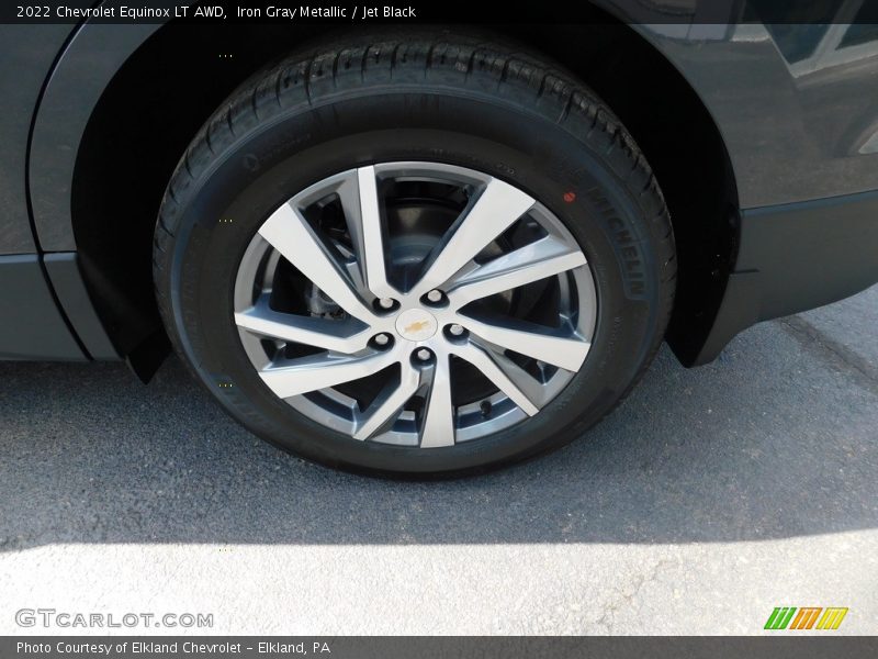 Iron Gray Metallic / Jet Black 2022 Chevrolet Equinox LT AWD