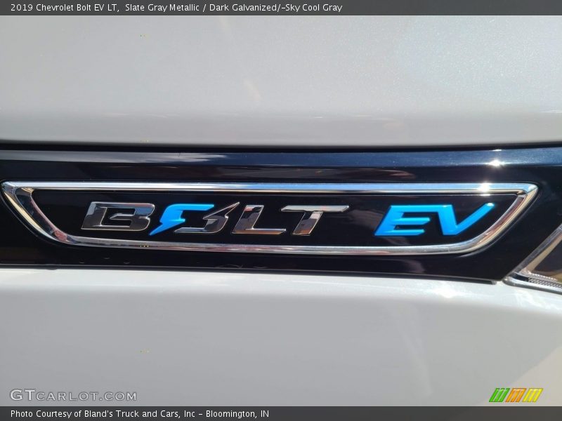 Slate Gray Metallic / Dark Galvanized/­Sky Cool Gray 2019 Chevrolet Bolt EV LT