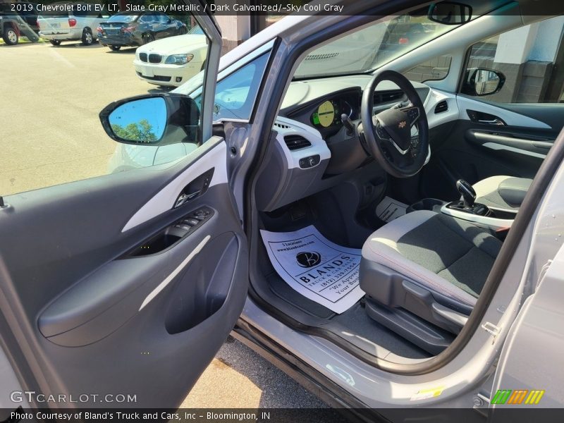 Slate Gray Metallic / Dark Galvanized/­Sky Cool Gray 2019 Chevrolet Bolt EV LT
