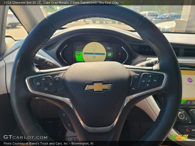 Slate Gray Metallic / Dark Galvanized/­Sky Cool Gray 2019 Chevrolet Bolt EV LT