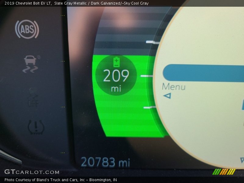 Slate Gray Metallic / Dark Galvanized/­Sky Cool Gray 2019 Chevrolet Bolt EV LT