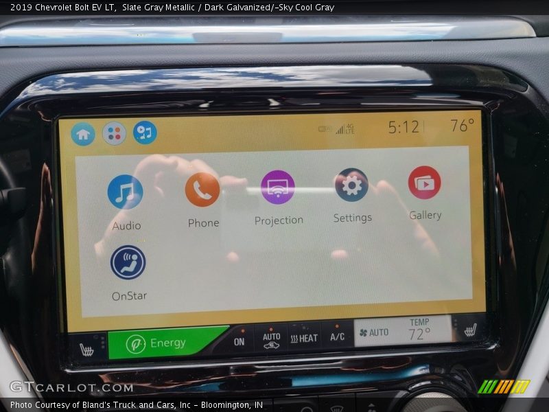 Slate Gray Metallic / Dark Galvanized/­Sky Cool Gray 2019 Chevrolet Bolt EV LT