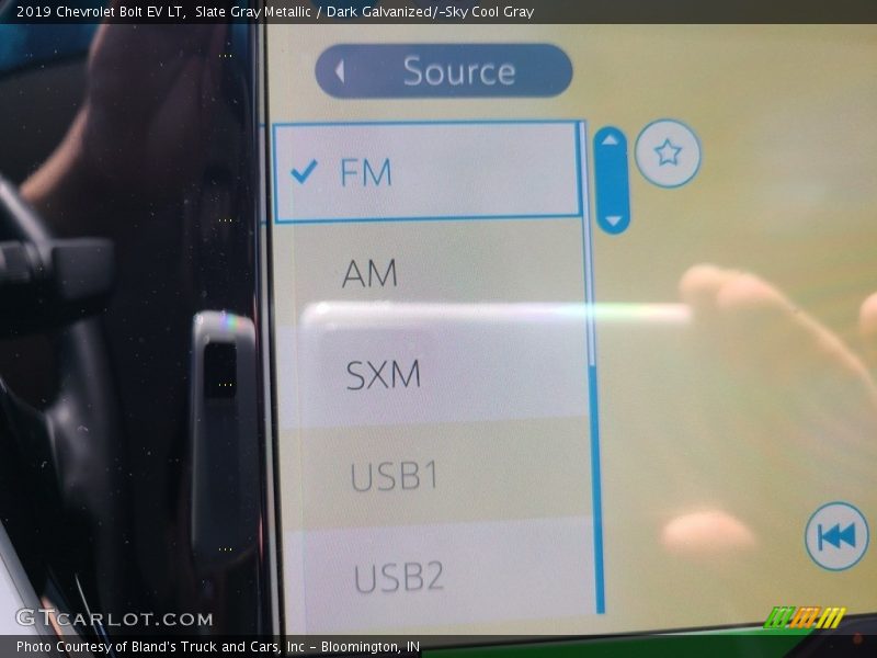 Slate Gray Metallic / Dark Galvanized/­Sky Cool Gray 2019 Chevrolet Bolt EV LT