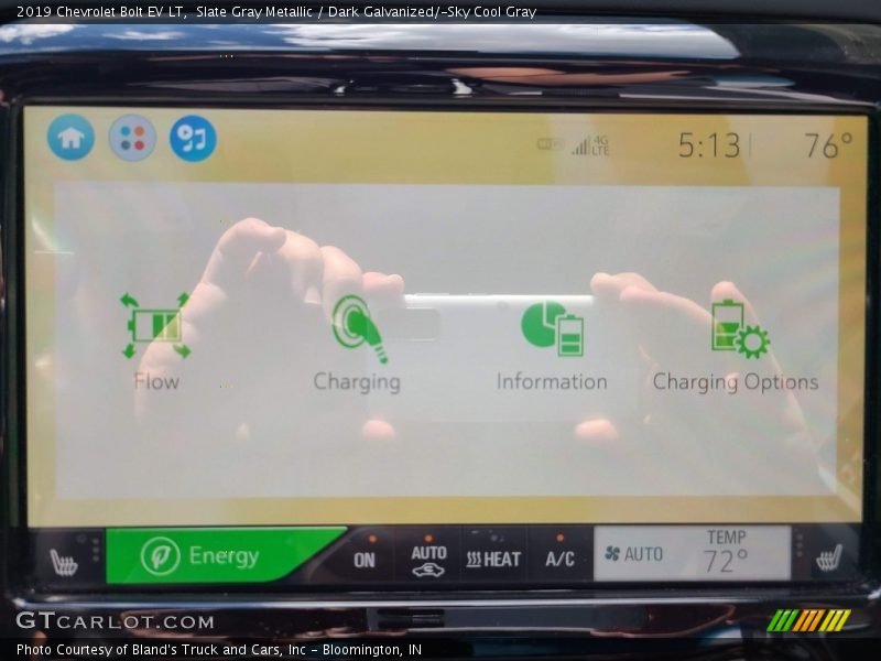 Slate Gray Metallic / Dark Galvanized/­Sky Cool Gray 2019 Chevrolet Bolt EV LT