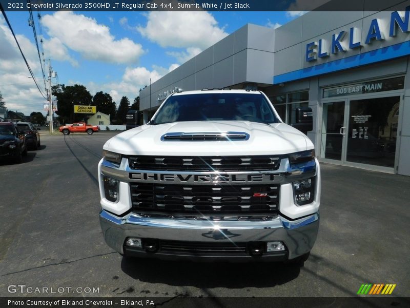Summit White / Jet Black 2022 Chevrolet Silverado 3500HD LT Regular Cab 4x4