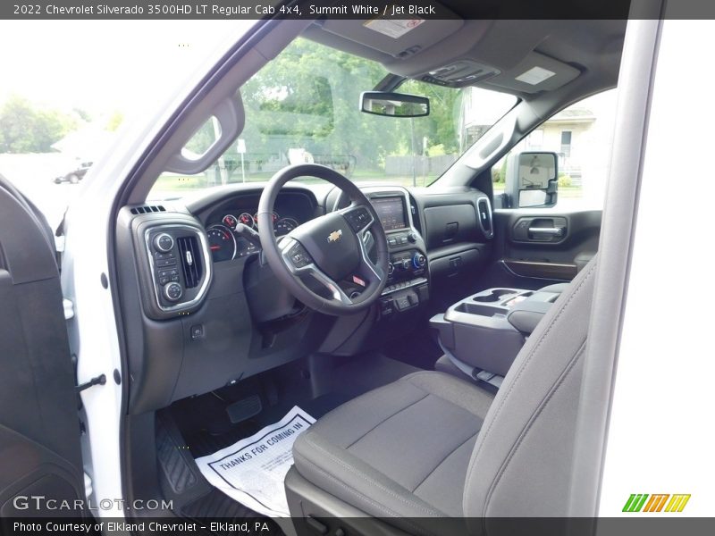 Summit White / Jet Black 2022 Chevrolet Silverado 3500HD LT Regular Cab 4x4