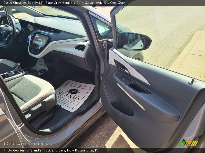 Slate Gray Metallic / Dark Galvanized/­Sky Cool Gray 2019 Chevrolet Bolt EV LT