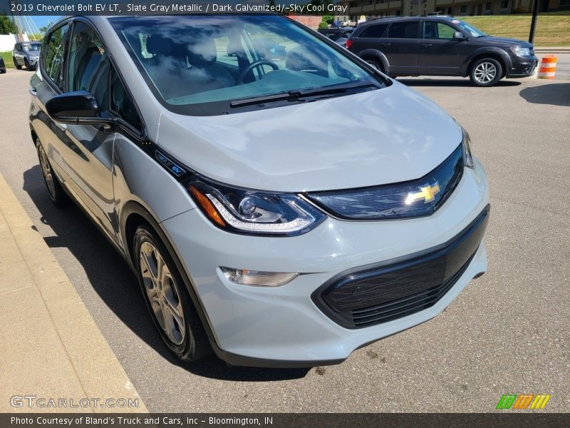 Slate Gray Metallic / Dark Galvanized/­Sky Cool Gray 2019 Chevrolet Bolt EV LT