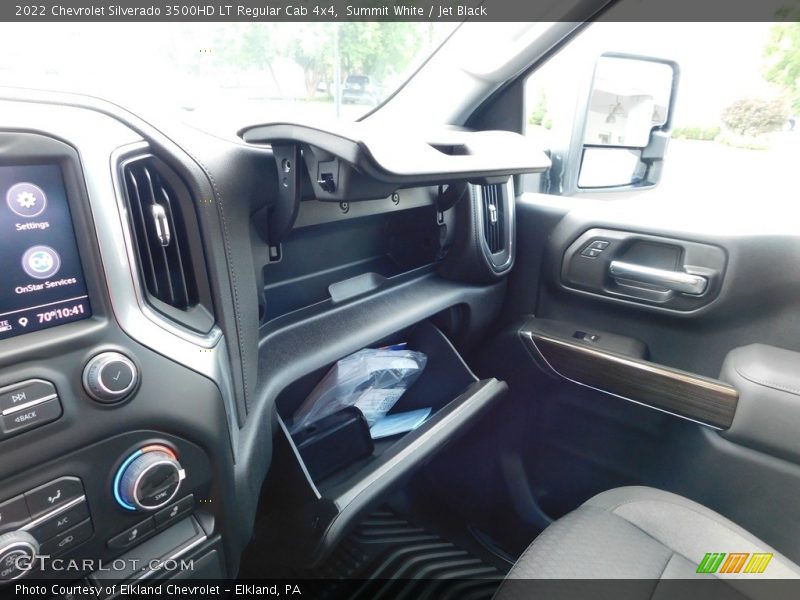 Summit White / Jet Black 2022 Chevrolet Silverado 3500HD LT Regular Cab 4x4