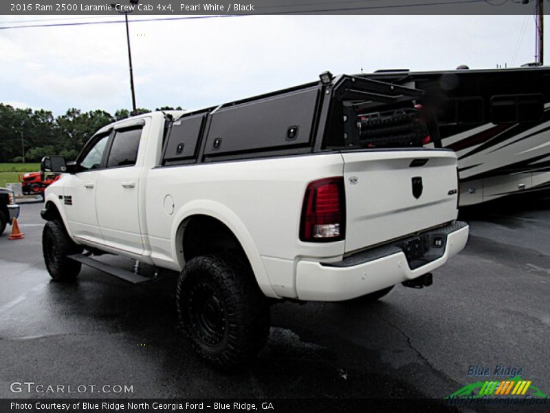 Pearl White / Black 2016 Ram 2500 Laramie Crew Cab 4x4