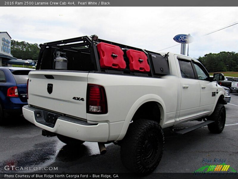 Pearl White / Black 2016 Ram 2500 Laramie Crew Cab 4x4