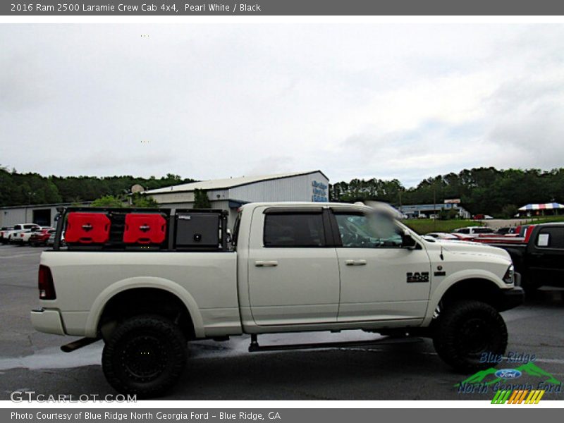 Pearl White / Black 2016 Ram 2500 Laramie Crew Cab 4x4