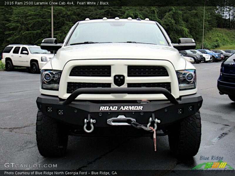 Pearl White / Black 2016 Ram 2500 Laramie Crew Cab 4x4