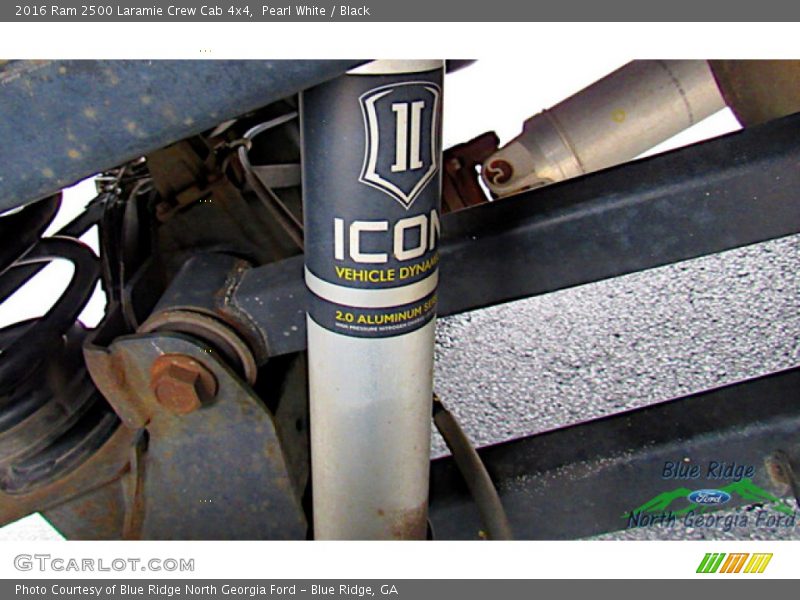 Pearl White / Black 2016 Ram 2500 Laramie Crew Cab 4x4
