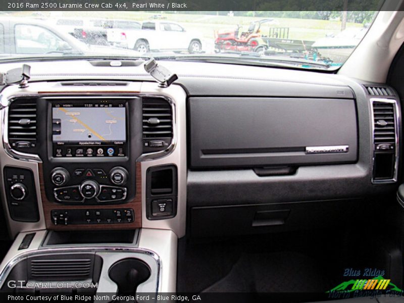 Pearl White / Black 2016 Ram 2500 Laramie Crew Cab 4x4