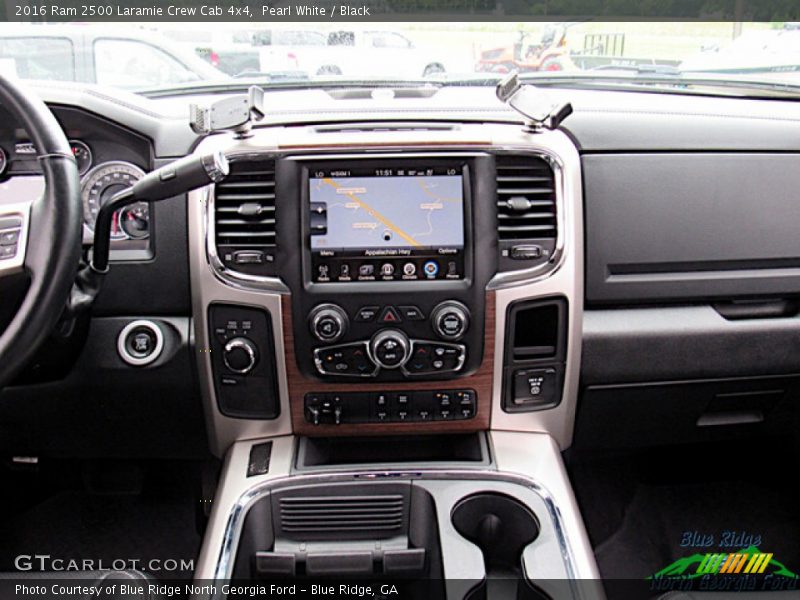 Pearl White / Black 2016 Ram 2500 Laramie Crew Cab 4x4