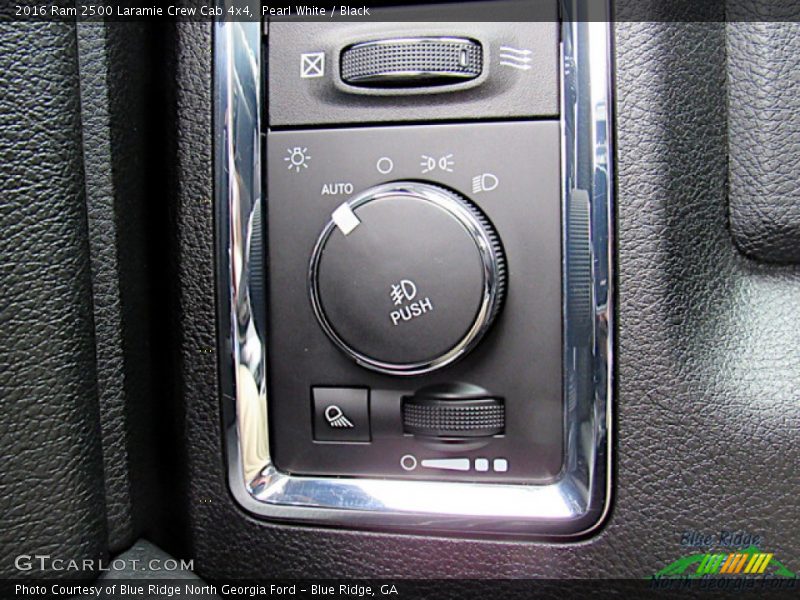 Controls of 2016 2500 Laramie Crew Cab 4x4