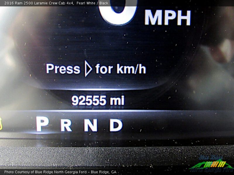 Pearl White / Black 2016 Ram 2500 Laramie Crew Cab 4x4