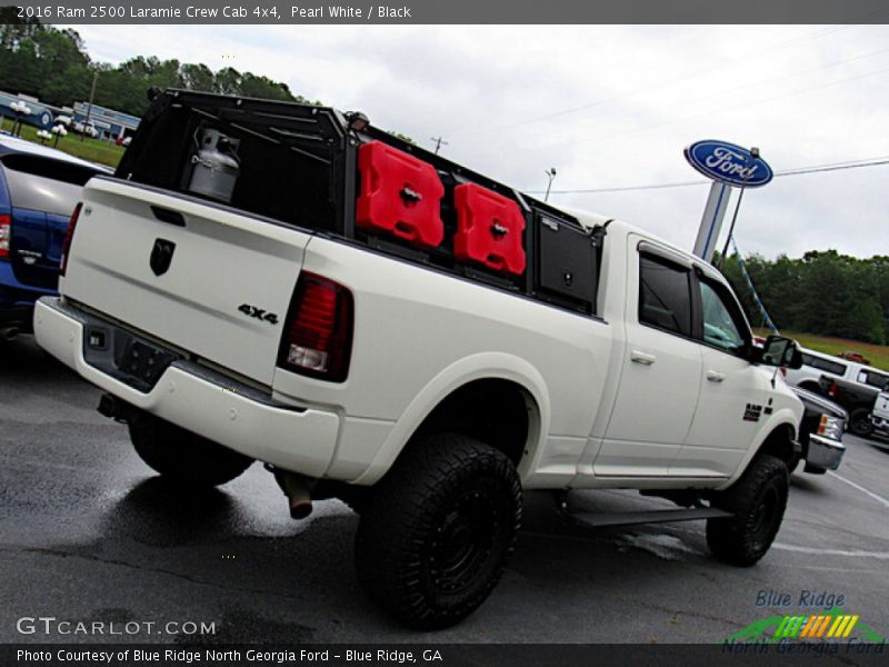 Pearl White / Black 2016 Ram 2500 Laramie Crew Cab 4x4