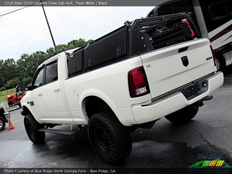 Pearl White / Black 2016 Ram 2500 Laramie Crew Cab 4x4