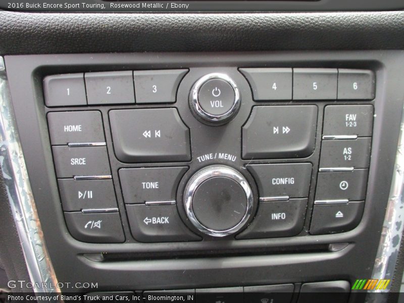 Controls of 2016 Encore Sport Touring