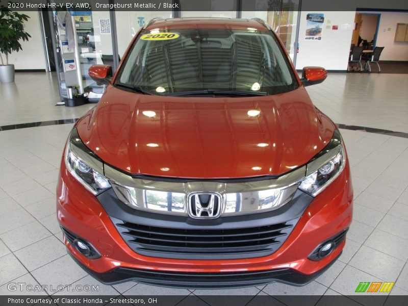 Orangeburst Metallic / Black 2020 Honda HR-V EX AWD