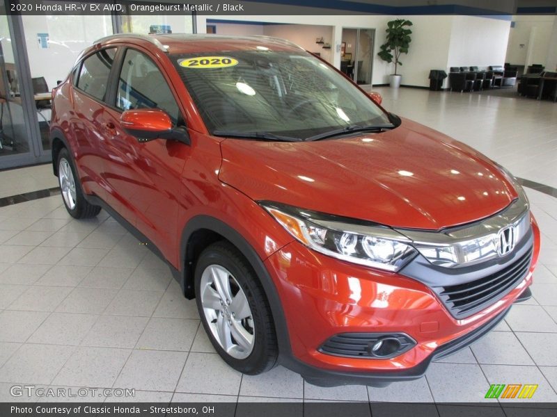 Orangeburst Metallic / Black 2020 Honda HR-V EX AWD