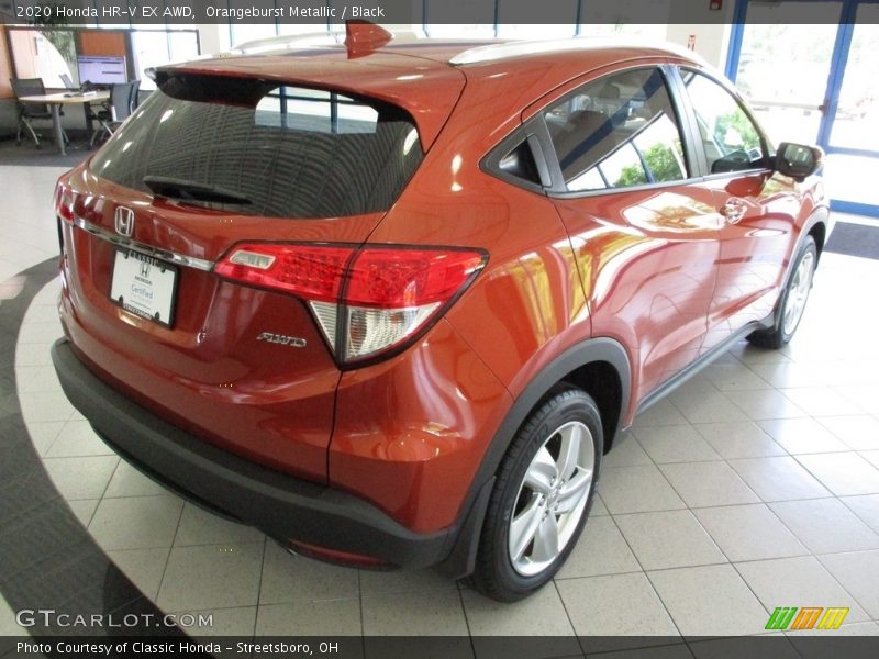 Orangeburst Metallic / Black 2020 Honda HR-V EX AWD