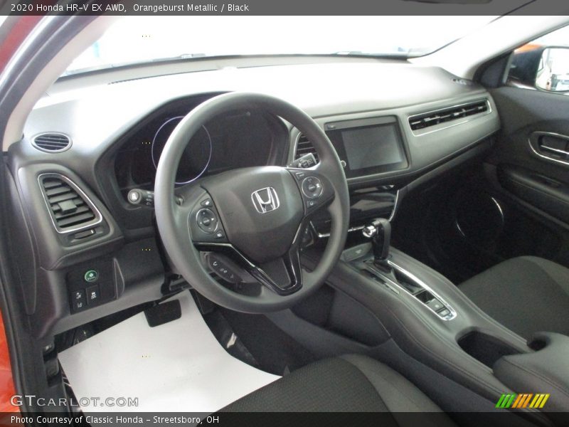 Orangeburst Metallic / Black 2020 Honda HR-V EX AWD