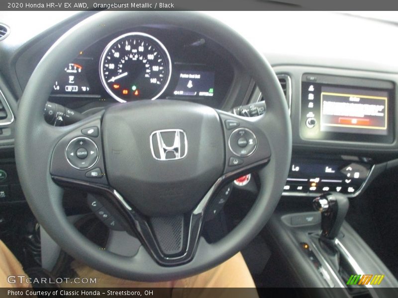 Orangeburst Metallic / Black 2020 Honda HR-V EX AWD