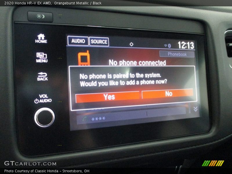 Orangeburst Metallic / Black 2020 Honda HR-V EX AWD